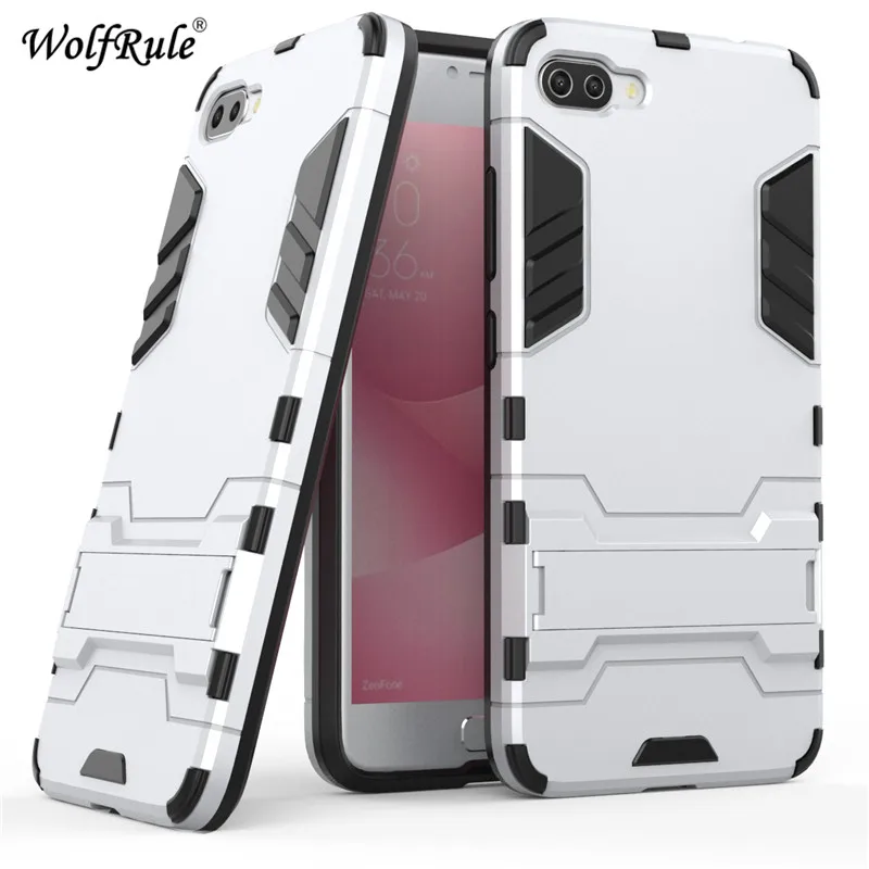 Чехол wolfrole Capa Asus Zenfone 4 Max ZC554KL чехол из ТПУ и поликарбоната с подставкой для Pro Plus