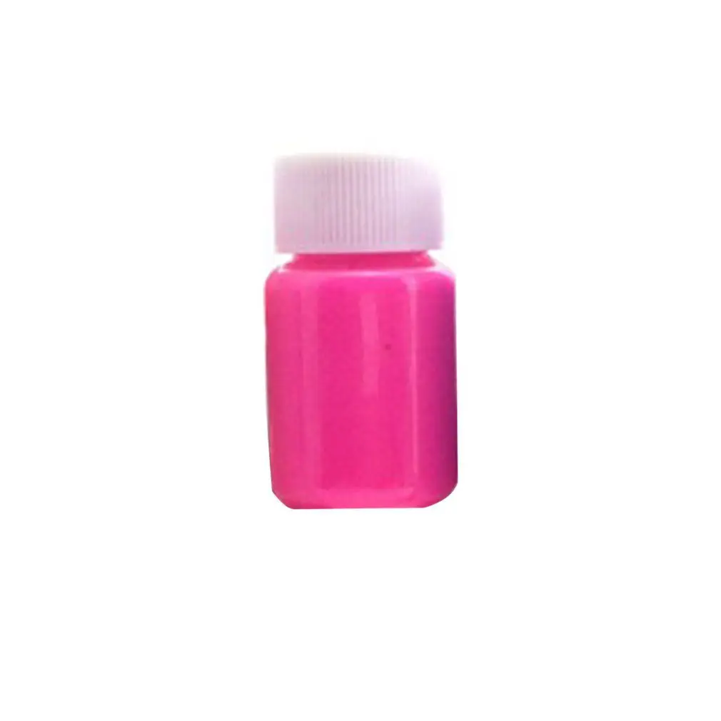 Pink 1 1 шт., 20 г, сделай сам, долговечное светящееся покрытие для детского творчества, блеск, фосфорная краска для тела, пигмент, порошок, дети, светятся в темноте, игрушки - Цвет: Pink 1