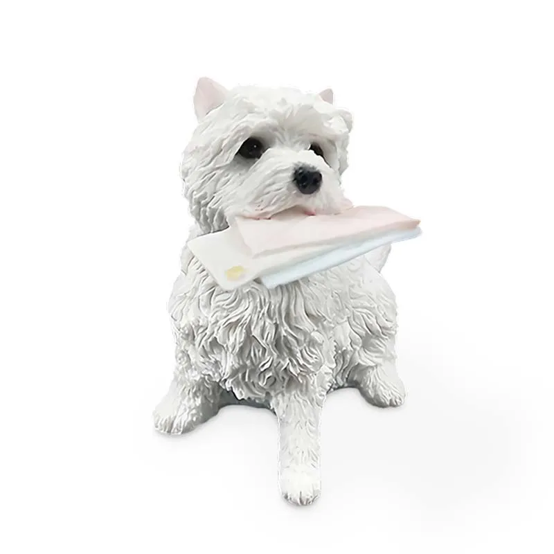 Мини конверт Mnotht 1/6 West Highland Terrier подушка модель собаки аксессуары из смолы игрушка