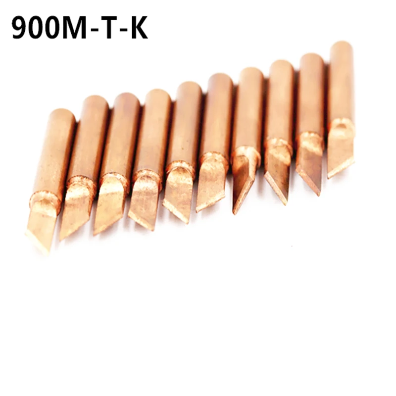 900M-T-K 10 шт. наконечники 900M-T паяльник Чистая медь без свинца для Hakko