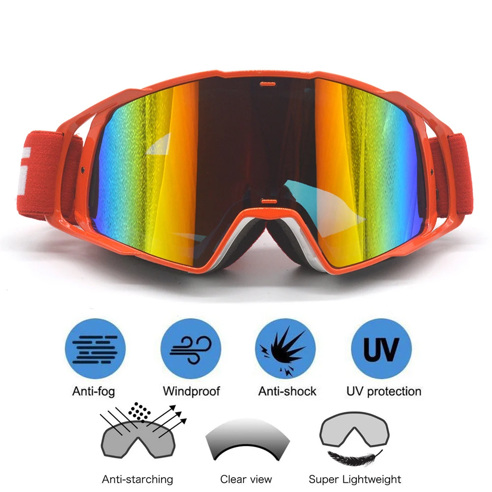 Очки для мотокросса езды на мотоцикле с УФ полосками|motorcycle goggles|goggles motocrossmotorcycle