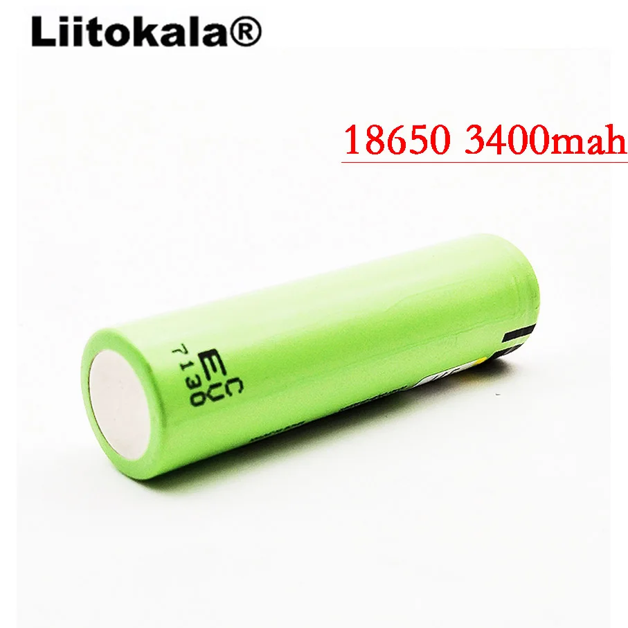 Liitokala новый оригинальный 18650 NCR18650B 3400 мАч перезаряжаемый литий ионный аккумулятор