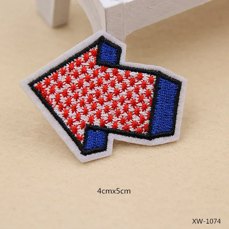 1Pc Badge Patch Embroidered Appliqued Motif Parches Iron On Patches For Clothes Stickers Dress Jeans Jacket Sewing Accessories | Дом и сад