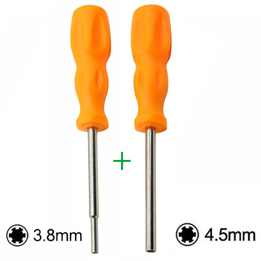 3.8mm + 4.5mm Screwdriver Tool for  N GC/ NES /N64 /SNES for SEGA Security Gamebit repair tool