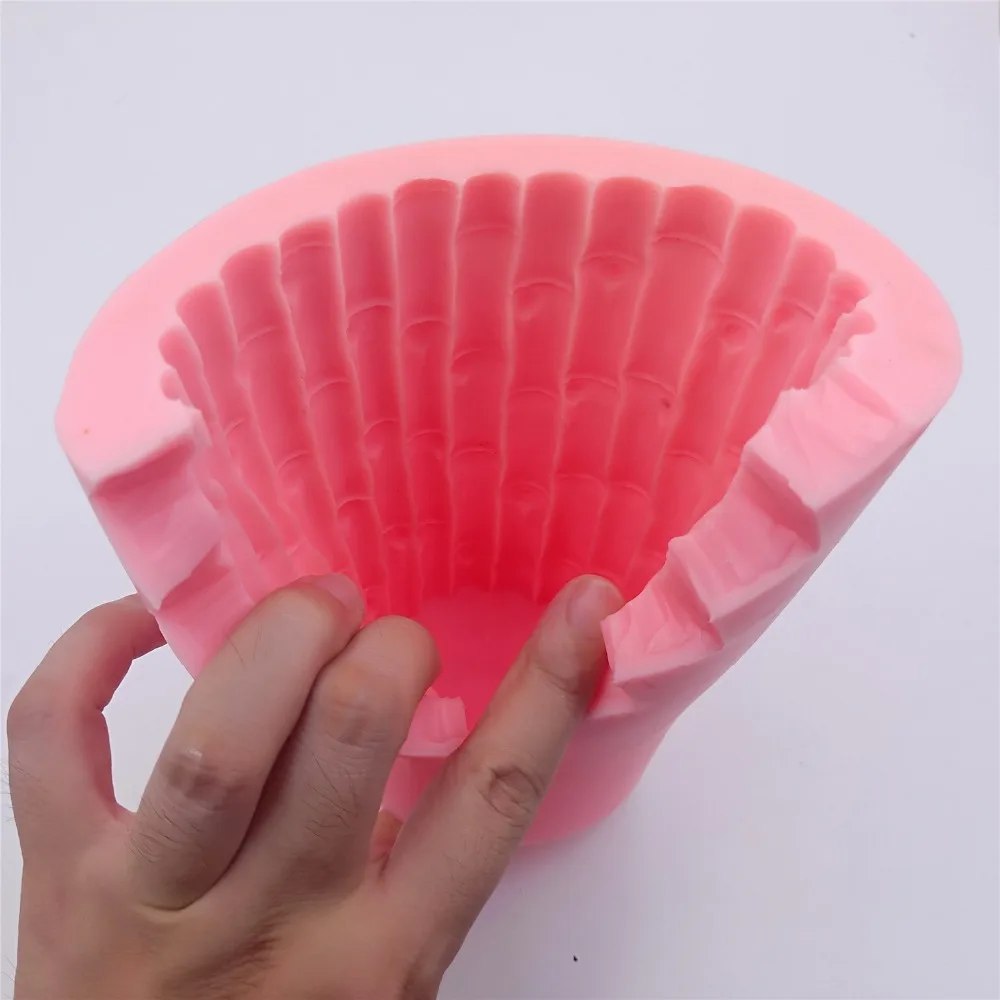 Новые формы в виде бамбуковых свечей столбов для 3D силиконовая форма