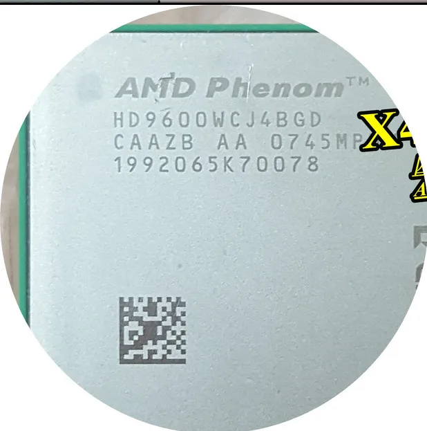 Процессор AMD Phenom X4 9600x4 9600 четырехъядерный процессор (2 3 ГГц/2 м/95 Вт/2000 ГГц) Разъем am2