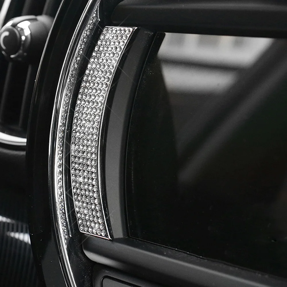 Боковая наклейка с кристаллами для навигационного экрана наклейки BMW MINI Cooper S JCW One