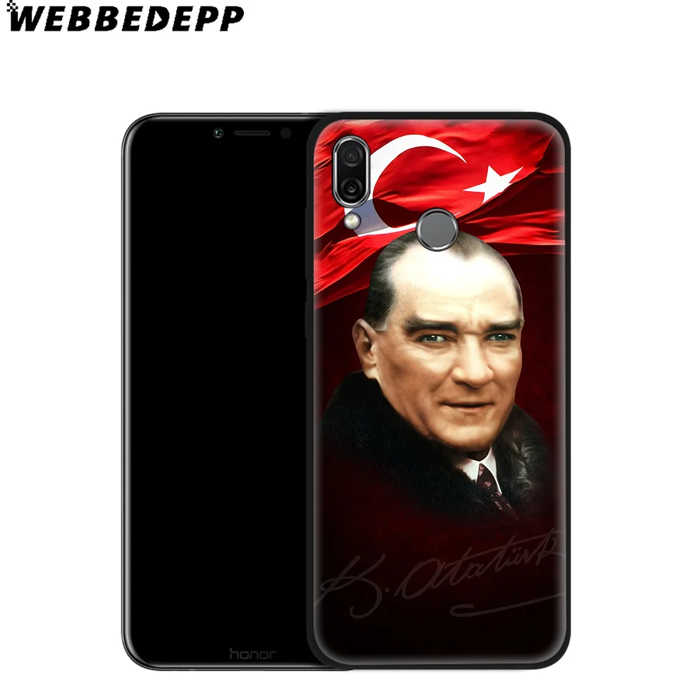 Турецкий мягкий чехол Mustafa Kemal Ataturk для Huawei P8 P9 P10 P20 P30 Lite Pro P Smart Z Plus 2019 Y6 Prime 2018 2017 Mini |