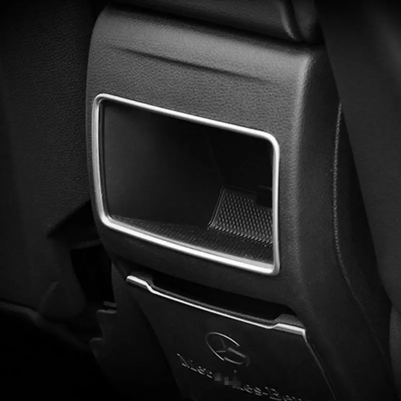 ABS Хромированная задняя рамка для выпускного отверстия воздуха обшивка Mercedes Benz