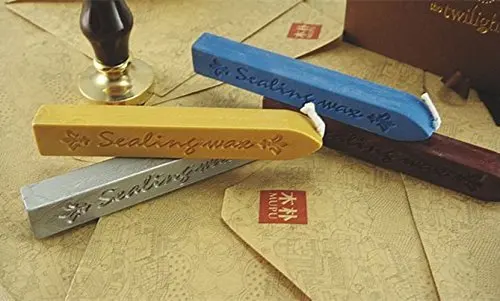 New 3pcs Red Wax Sticks with Wicks for Decorative Wedding Invitations Seal Sealing Stamp Gift Cards | Дом и сад