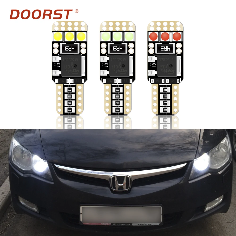 Canbus светодиодный T10 W5W габаритный парковочный фонарь клиновисветильник Honda Accord