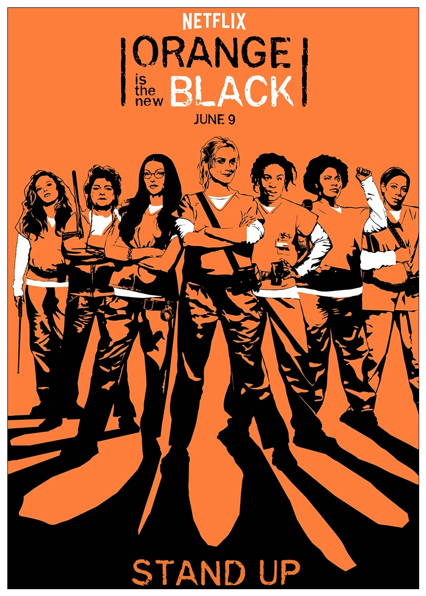 25 шт./упак. Orange is the New Black ТВ показать Стикеры для ноутбука гитары холодильник велосипедный багажник автомобиля для скейтборда Moto гитарная надпись