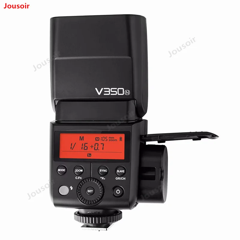 GODOX V350 S для C/N/S/L/O/F беззеркальная цифровая камера A7R внешняя высокоскоростная ttl литиевая батарея SLR камера топ вспышка D50 T03Y