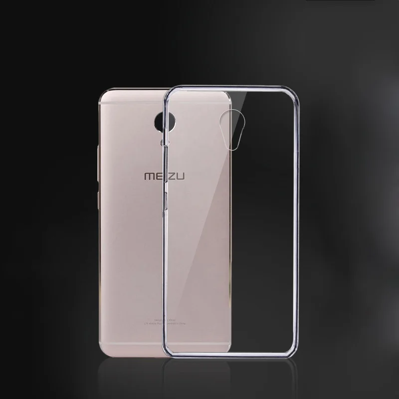 Прозрачный ультра тонкий Тонкий силиконовый чехол на Meizu M5s M5 Note чехлы прозрачная