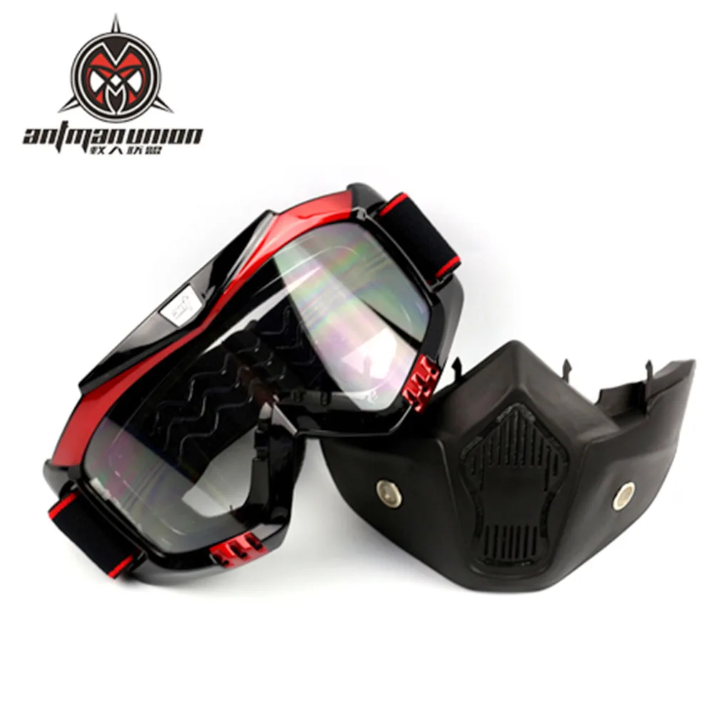 Мото маска пыли мотокросса антман Union рот фильтр для Кафе Racer модульная Moto Винтаж