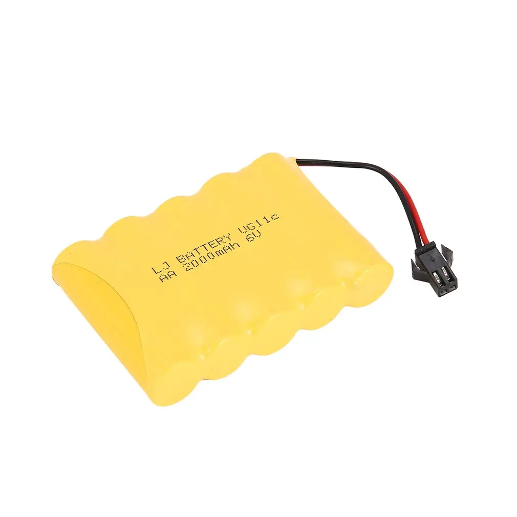 6 V 2000 мА/ч Перезаряжаемые Батарея для RC 1/16 взбирающийся гусеничный автомобиля WPL B