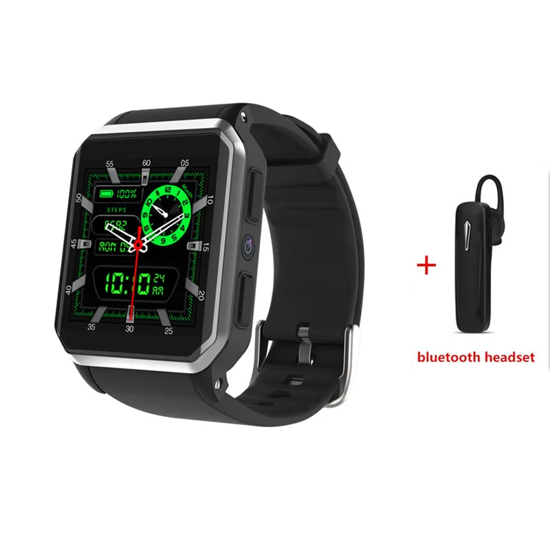 Kingwear KW06 Смарт-часы для мужчин MTK6580 512 МБ + 16 Гб монитор сердечного ритма Bluetooth Apple Watch