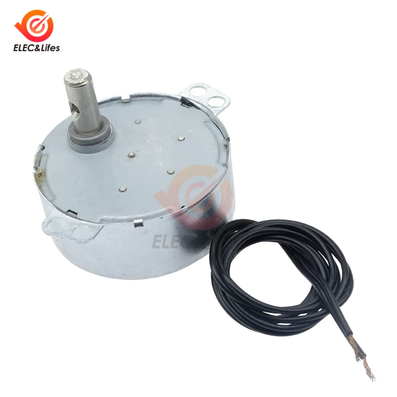TYC-50 моторный накопитель переменного тока 220V 230V 50/60 Гц Синхронный двигатель 5-6 об/мин прочный высокий крутящий момент 4KGF. См 4 Вт CW/CCW AC 220~ 240V 12V двигатель