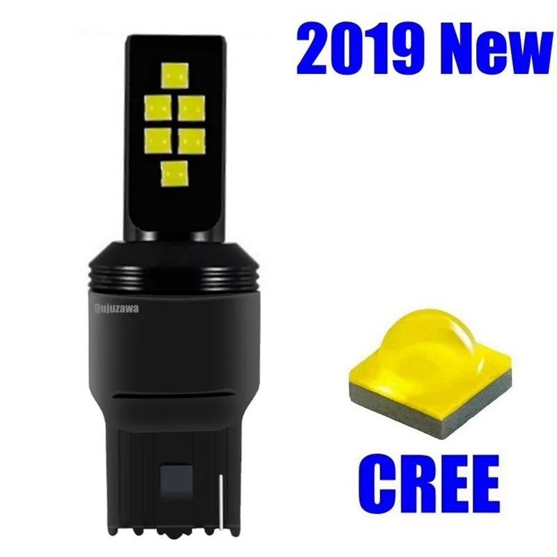 1 шт. T20 7440 W21W WY21W 12 SMD CREE Chip светодиодный Автомобильный задний фонарь заднего хода