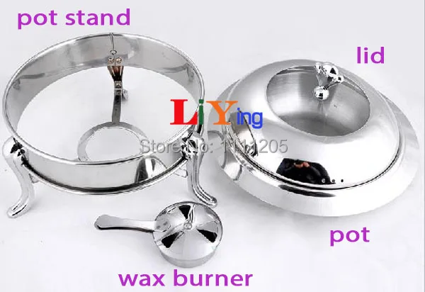 Нержавеющая сталь для тушеного мяса с набор мини горшок держатель закаленное