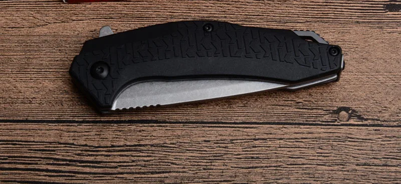 Складной нож Kershaw 8CR13MOV авиационный карманный с алюминиевой ручкой для кемпинга