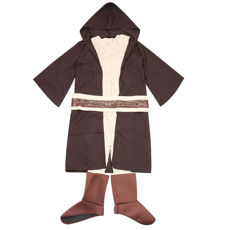 Deluxe Хэллоуин косплей костюмы для взрослых мужчин Cosplay Звездные войны плащ джедай