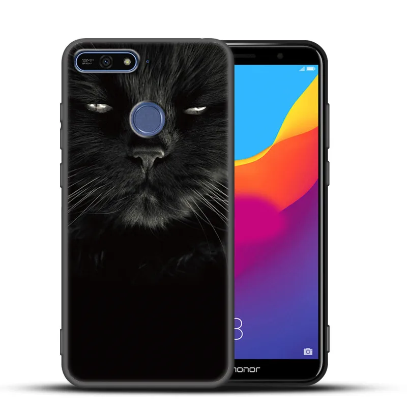 чехол на хонор 7 а про Окрашены в мягких для huawei Honor 7A Pro дело чести Силиконовая