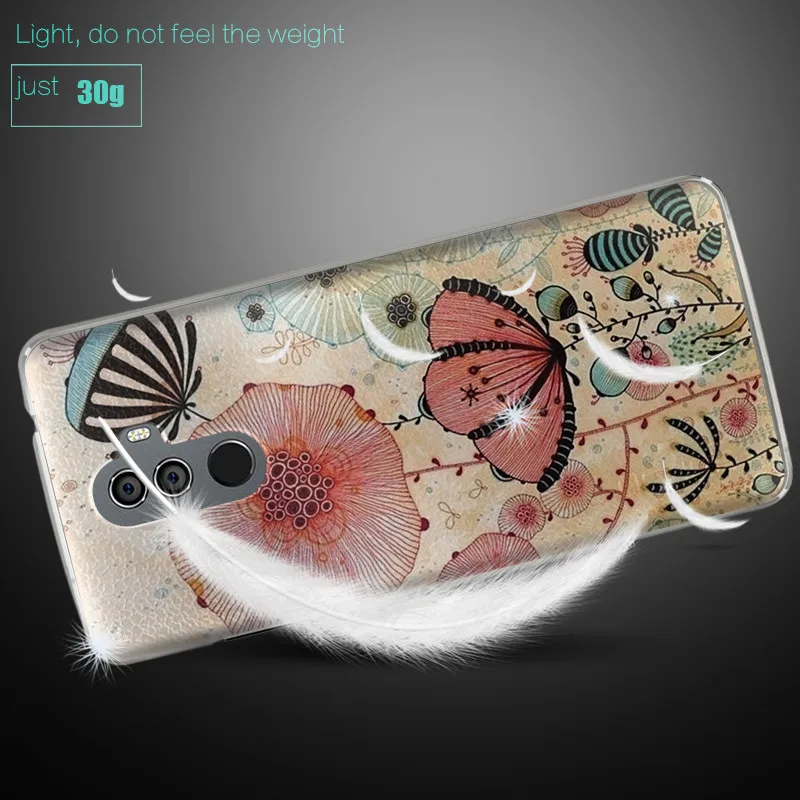Oukitel K8 Case Luxury Protector UV Printing Hard Plastic Shell Back Cover Phone Cases for 6.0inch Coque |