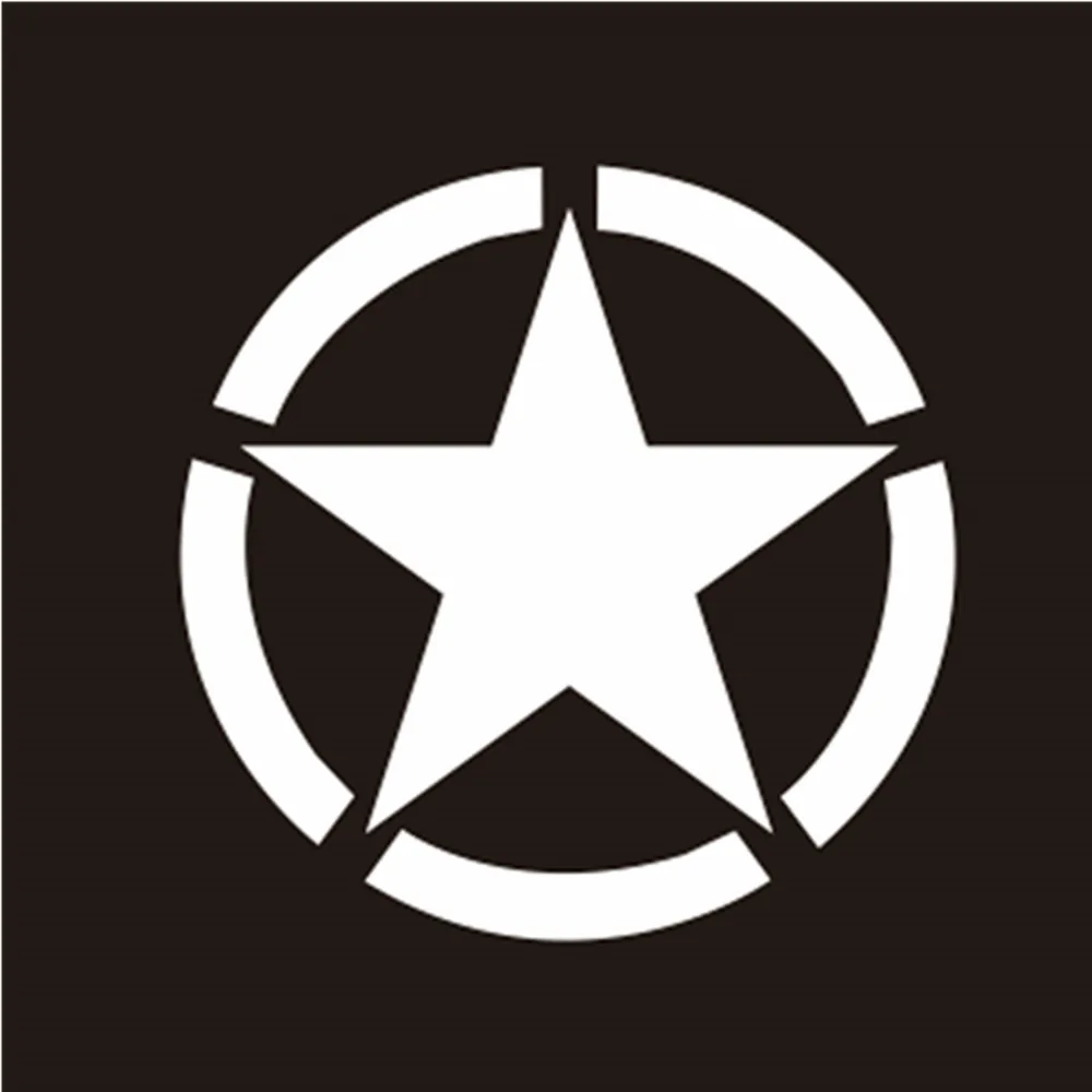 Американская армия звезда Виниловая наклейка для автомобиля на бампер подходит