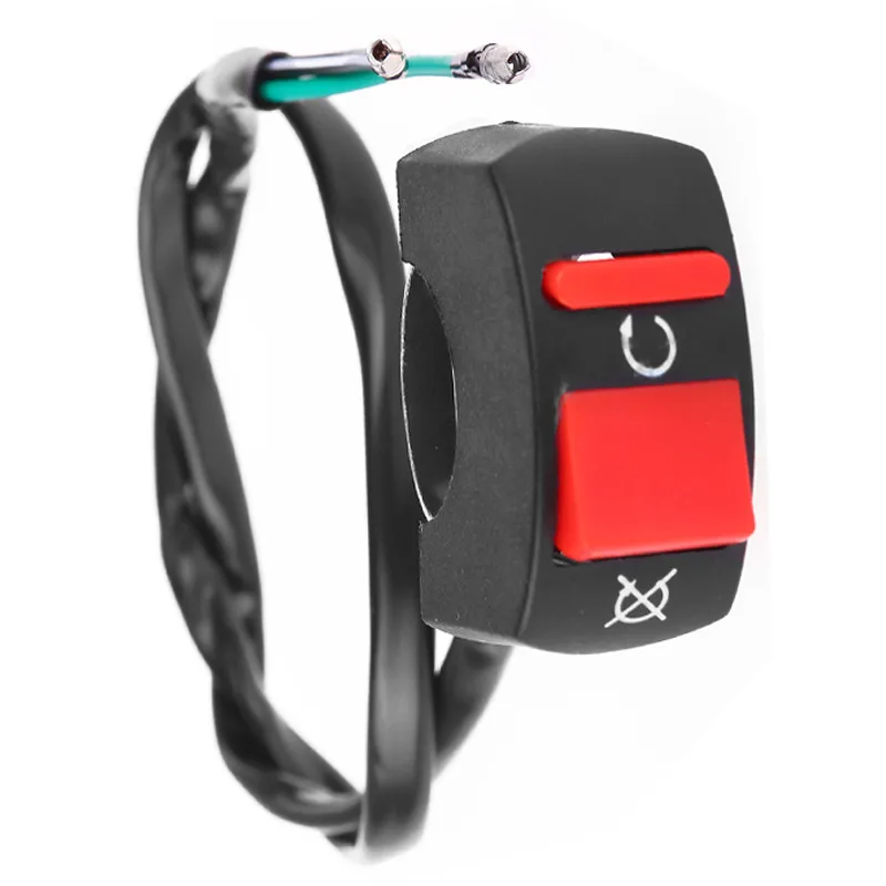 12 В Универсальный мотоциклетный переключатель на руль кнопка вкл. ВЫКЛ. Для