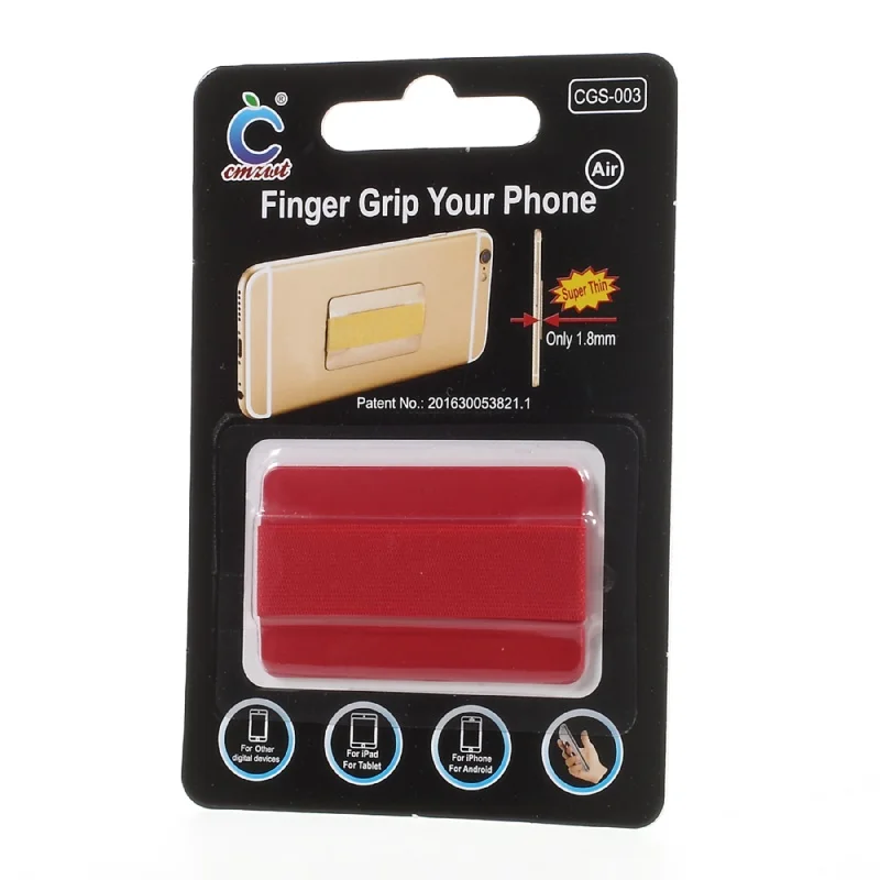 DULCII для iphone 6S Универсальный прорезиненный тонкий эластичный телефон Finger Grip Strap