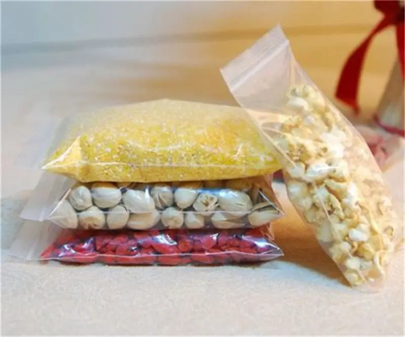 Jewelry 5x7/6x4cm Ziplock Zipped Lock Reclosable Plastic Poly Clear Bags 100pcs Filing Travel Products Storage Erring Beads bags | Багаж и