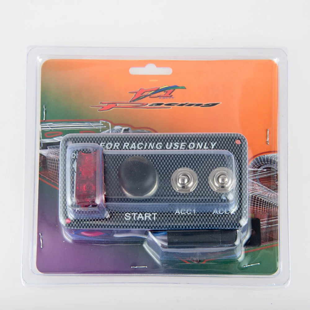 12 В переключатель зажигания Панель запуска двигателя кнопочный светодиодный