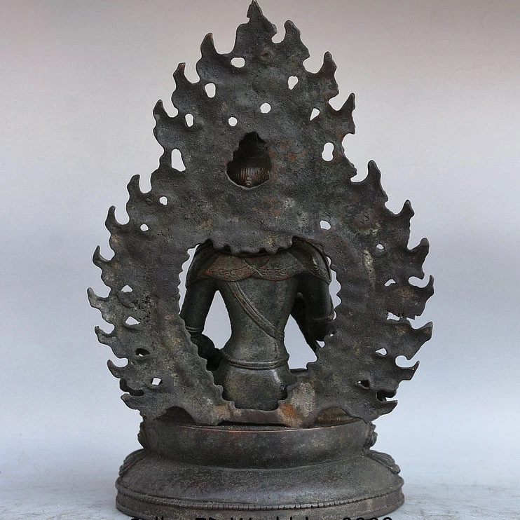 10 &quotдревнетибетский буддизм бронза Vajrasattva Vajrasattra Будда подсветка статуя | Дом и