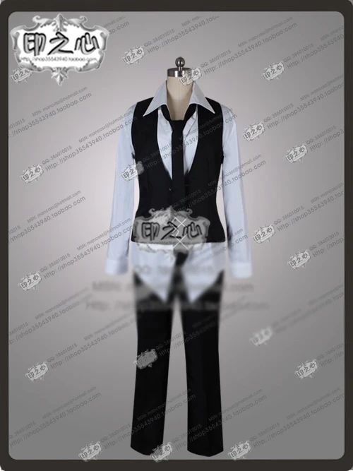 Diabolik Lovers More костюм для косплея крови руки муками топ + рубашка жилет пальто брюки