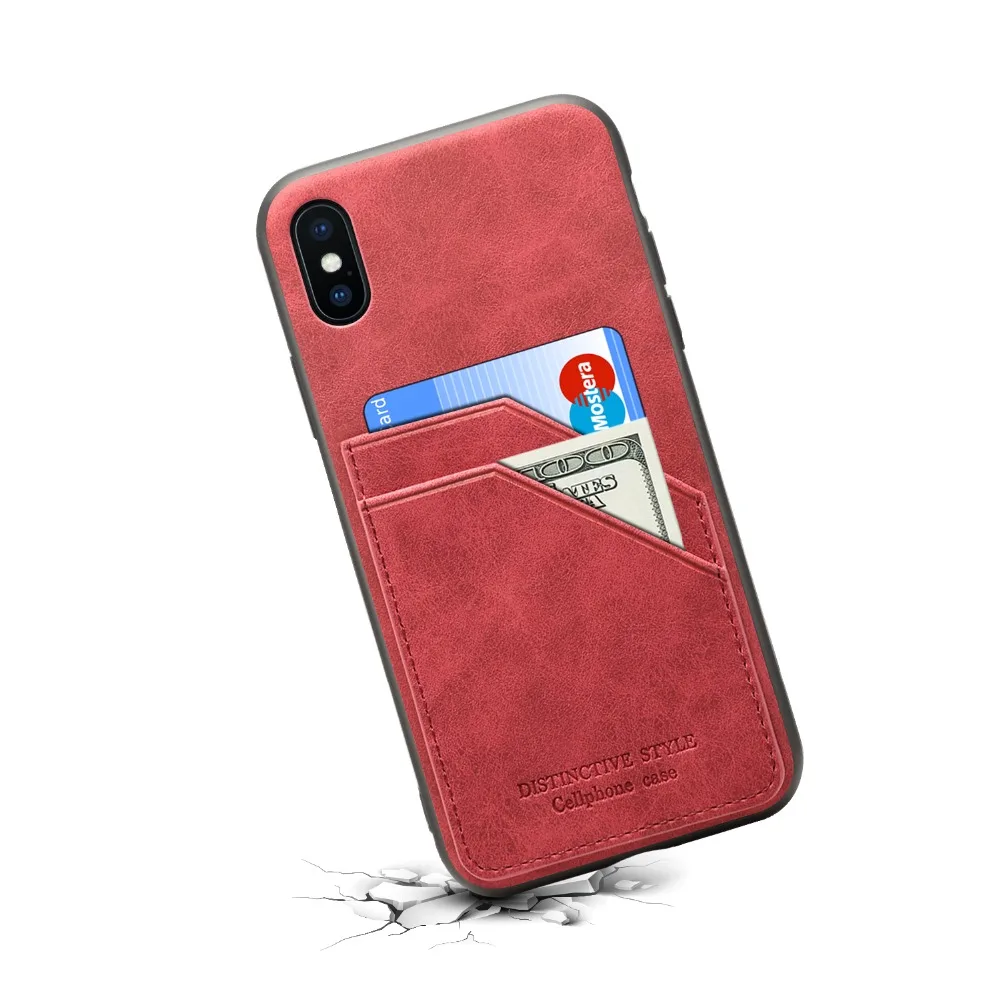 Магнитный кожаный чехол-бумажник с отделением для карт для iphone X, XR, XS, XS, MAX, iphone 7, 7 plus, 8, 8plus