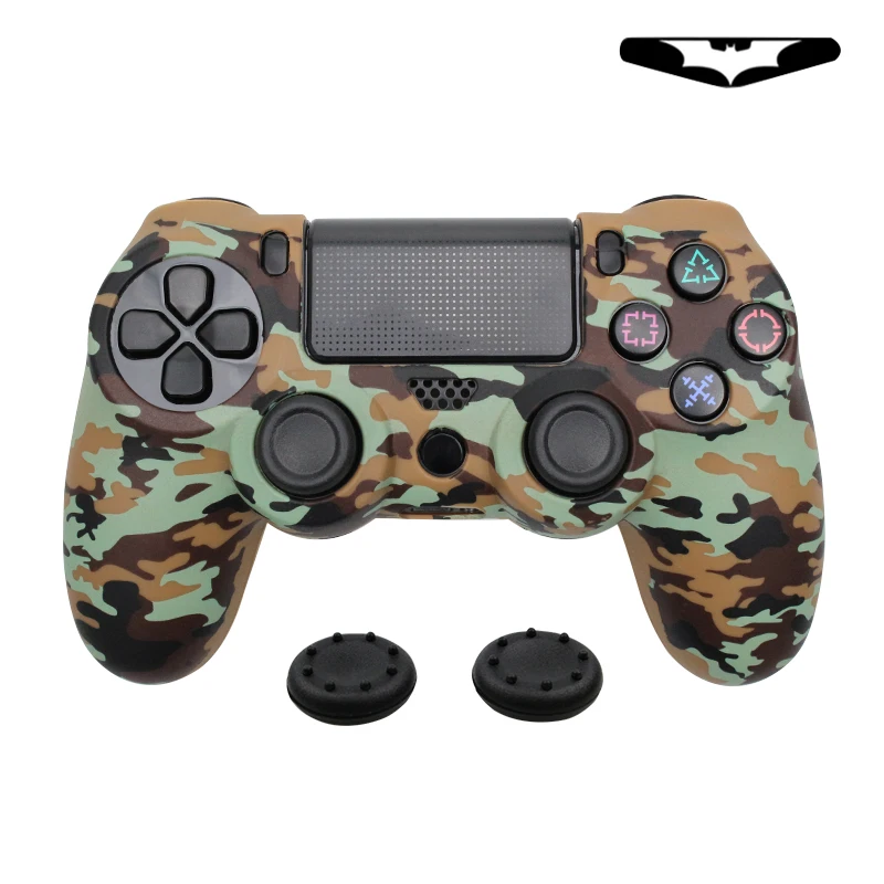 Камуфляжный силиконовый гелевый защитный чехол для PS4 контроллер ручки чехол для Playstation 4 Pro/тонкий прочный джойстик