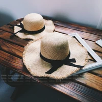 family matching summer hats bohemia mom and me straw hat for kids women girl star sun caps beach accessories
