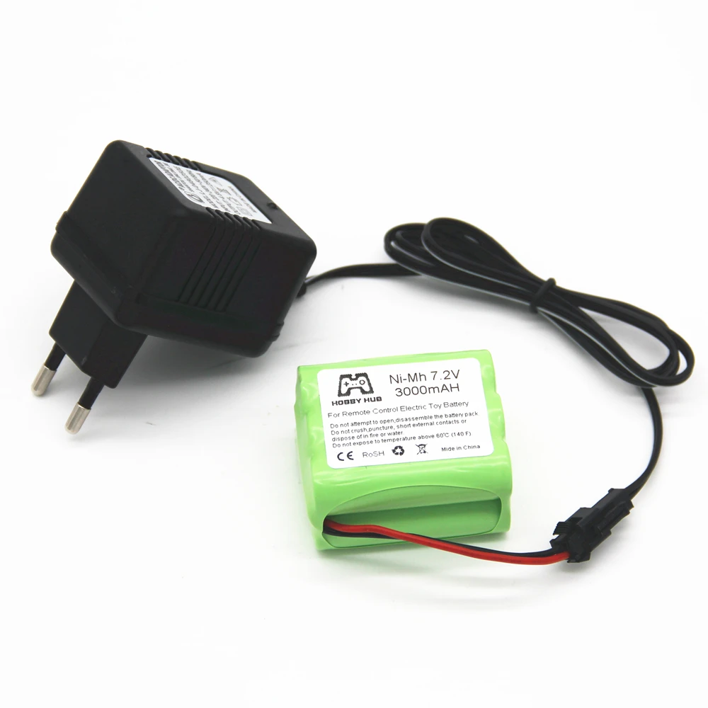 Ni-MH 3000 mAH 7,2 v AA Аккумуляторная батарея для радиоуправляемого автомобиля Telerobot лодки Танк Игрушечная модель инструментов 7,2 v 3000 mAH электрические игрушки nimh