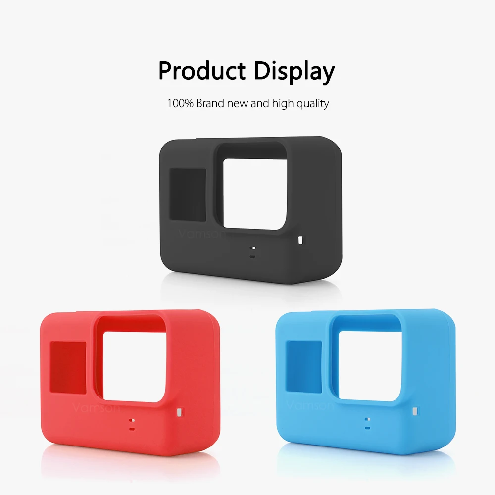Vamson для Gopro Hero 7 black 6 5 Аксессуары Мягкий силиконовый чехол защитный чехол для Gopro Hero 7 6 5 Black Action camera VP629
