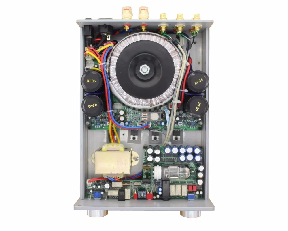 I-001 A1 гибридный усилитель PSVANE 12AU7 TII вакуумная трубка MOSFET усилитель мощности класса AB1 100 Вт* 2