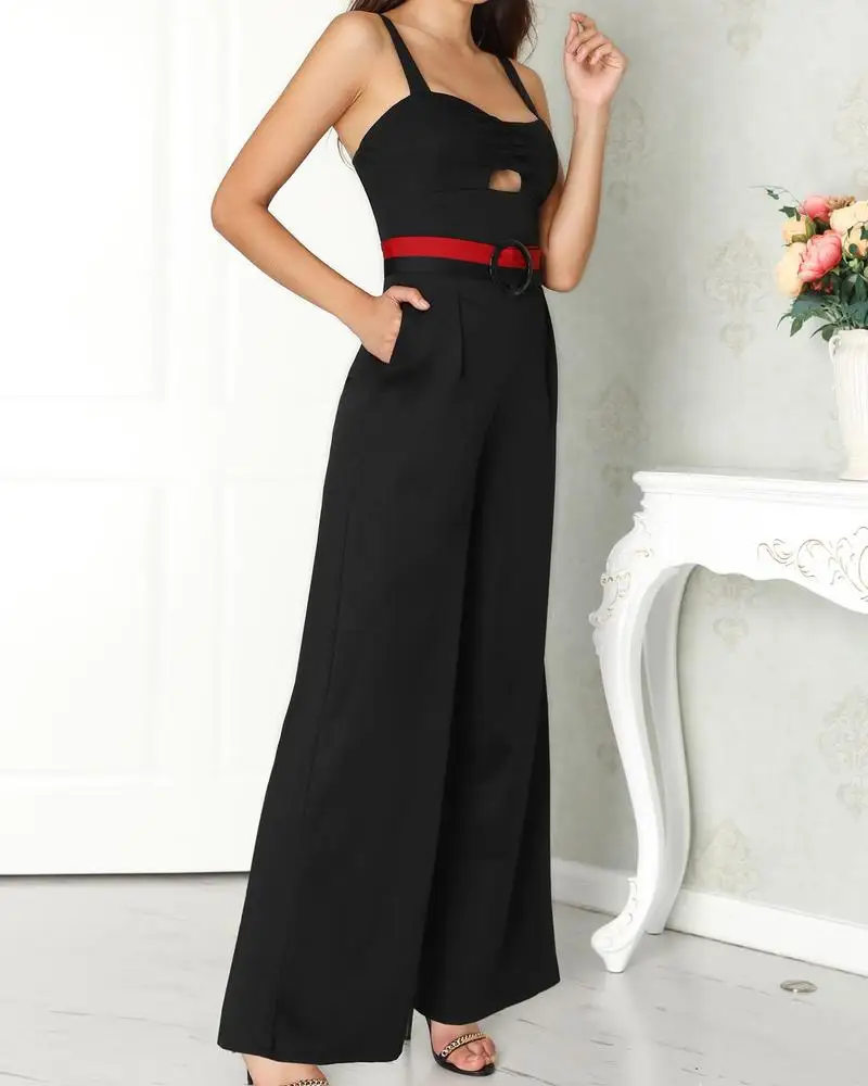 Женский комбинезон с широкими ножками|Спортивные костюмы| |