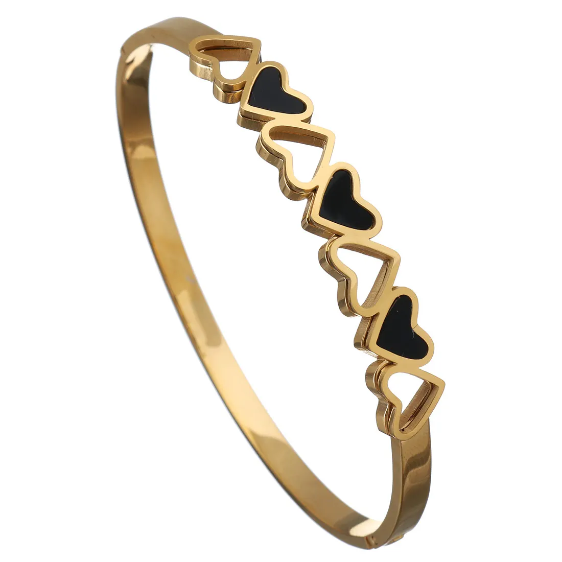 2018 Новый высокое качество Любовь Сердце браслет Медь Браслеты для Для женщин