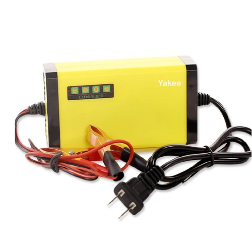 12V Новая автомобильная батарея 12 V 2A для мотоцикла, зарядное устройство, интеллектуальная зарядная машина, светодиодный дисплей, электрический портативный адаптер питания - Цвет: 12V