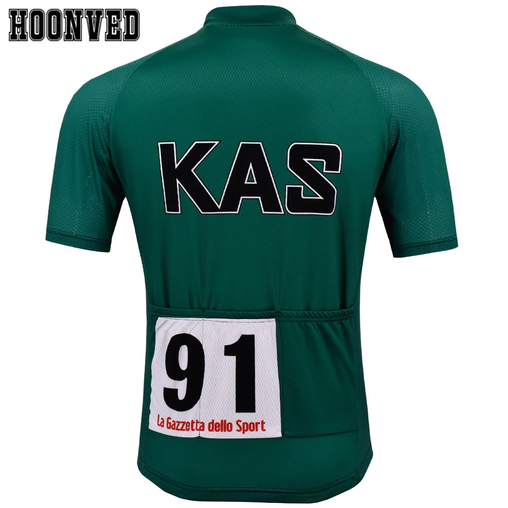 Мужская Трикотажная футболка с короткими рукавами The New team No. 91 green KAS одежда для