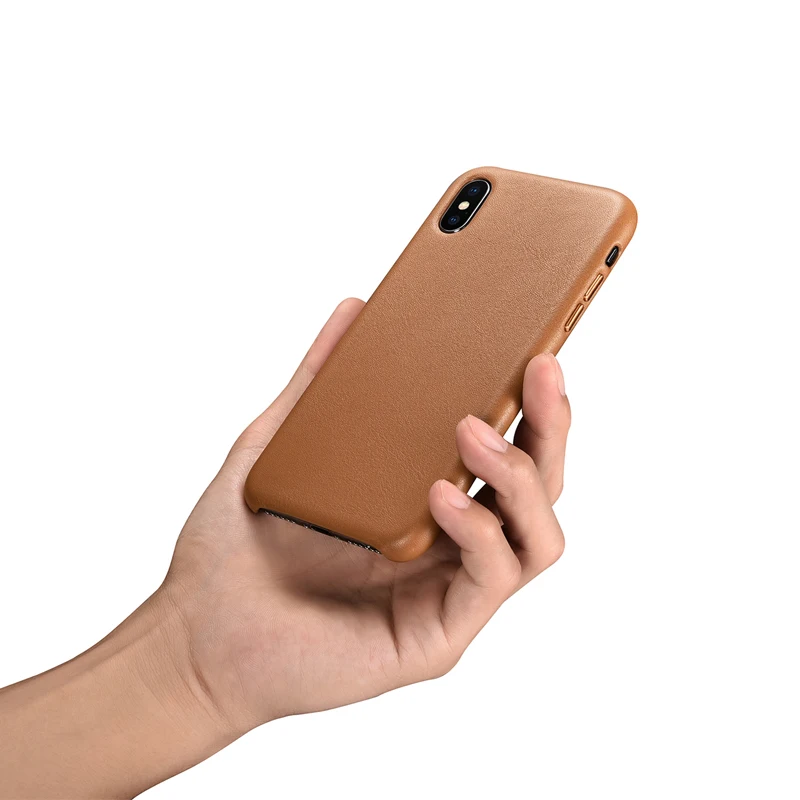 Чехол для телефона из натуральной кожи для iPhone XS Max XR Ретро винтажная бизнес задняя крышка ультра тонкий чехол для iPhone XR оболочка