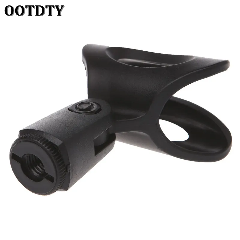 Гибкая подставка для микрофона OOTDTY аксессуар черный пластиковый зажим-держатель