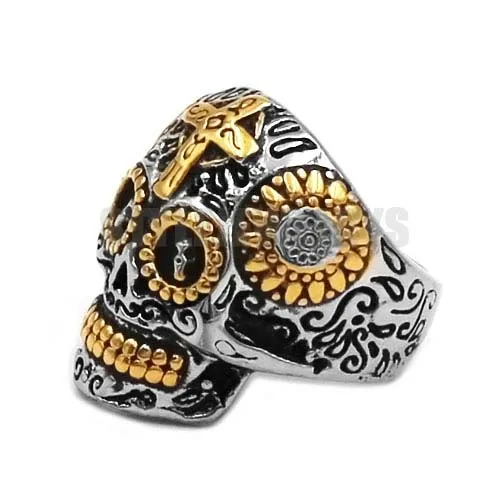 Оптовая продажа байкерское мужское кольцо с черепом ювелирное изделие из
