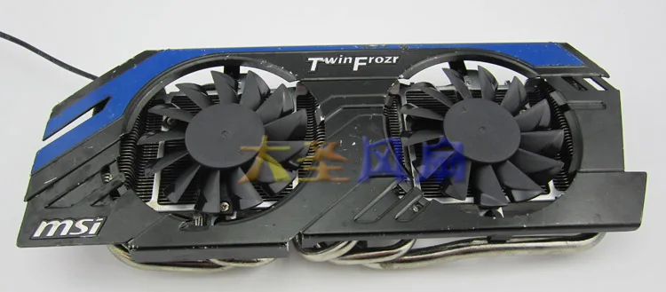 R7870 5 видеокарта с тепловой трубкой для 7850 7870 7950 наружная версия радиатора