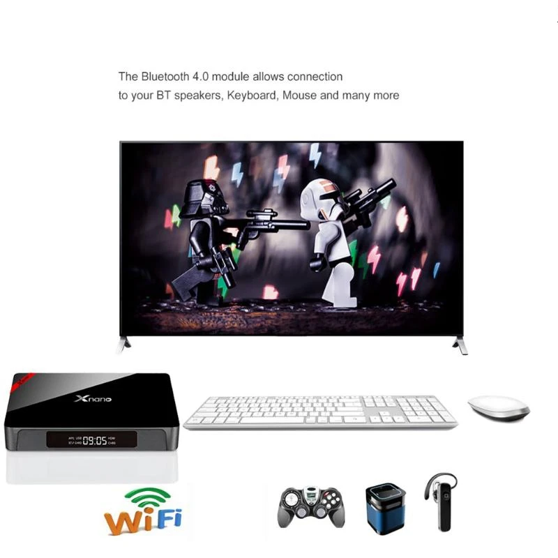 ТВ приставка X96 Amlogic X96pro S905X Android 6 0 медиаплеер телеприставка WiFi 2 4G H.265 Смарт US